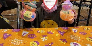 「ハロウィンお絵描き貯金箱」ワークショップ開催しました♪