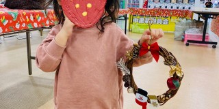 「クリスマスリース」のワークショップ開催しました♪