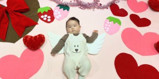 「バレンタインねんねアート」開催しました♪