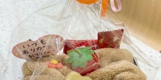 「バレンタインタオルケーキ作り」ワークショップ開催しました♪