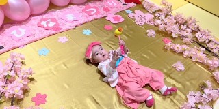 「ひなまつりねんねアート」開催しました★