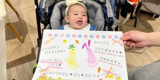 「イースター足形アート」開催しました★