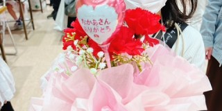 「母の日ブーケ作り」ワークショップ開催しました♪