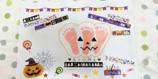 「ハロウィン手形足形アート」開催しました♪