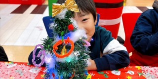 「クリスマスツリーを作ろう！」ワークショップ開催しました★