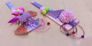 「羽子板を作ろう！」ワークショップ開催しました♪