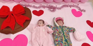「バレンタインねんねアート」開催しました♪