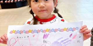 「イースター手形足形アート」ワークショップ開催しました♪
