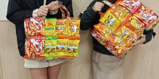 「お菓子ボストンバッグを作ろう」ワークショップ開催しました♪